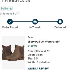 Teva Ellery Pull-On Waterproof Boots